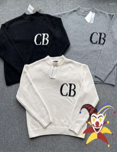 2024 Men Sweaters Cole Buxton Sweater Men Women Quality CB Jacquard Knit Sweatshirts Vintage With Tags 1165ess