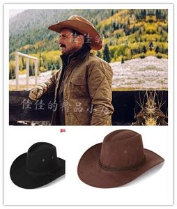 Movie and TV Drama Multicolor Hat Fashion Leisure Travel Plush Cowboy Hat Western Knight Hat Mens Riding Hat 240515