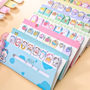 120 Sheets Index Memo Pad Publicerade det Sticky Notes Paper Sticker Notepad Bokmärken School Supplies Kawaii Stationery