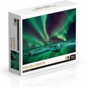 Bulmacalar 70*50cm Yetişkin Bulmaca 1000 Parça Kağıt Yapboz Bulmacaları Polar Işıklar Ünlü Resim Serisi Öğrenme Eğitim Zanaat Oyuncakları Y240524