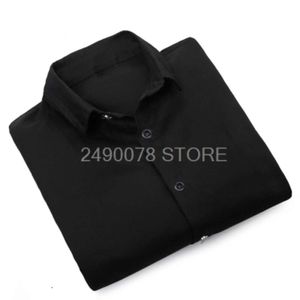 Boys White Shirts Kids Clothes Solid Cotton Formal Shirt for boys Teenagers School Performance Uniform 4-16 Years Old