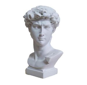 7cm high David head mini resin imitation pster statue European style sculpture decoration hand sketch9281290