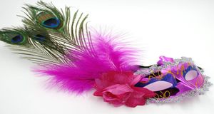 Halloween Mask Upcale italiensk spetsmask Venetiansk mask Peacock Feather Masks Masquerade Mask Jia3484474929