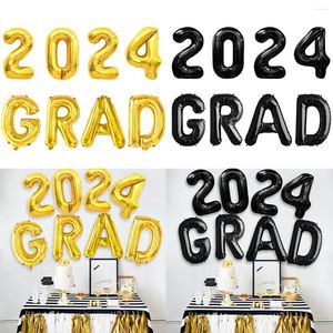 Party Decoration Graduation Ballon 2024 Grad Folienballons 40 Zoll Mylar für Dekorationen