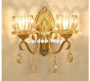 Wall Lamp Arrival European Classical Luxury Bronze Copper E14 Art Indoor For Bedroom Aisle Living Room Corridor