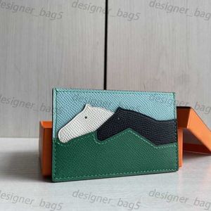 card holder designer wallet purse Genuine leather cowhide matching inner and outer genuine pickup truck bags clip sleeve clip for men and women