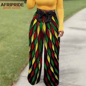 Afrikanische Kleidung für Frauenhosen hoher Taillenabdruck plus Size Casual Jogger Streetwear Joggshose Hosen übergroße A2121001 240513