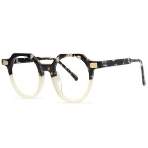 Fashion Sunglasses Frames Brand Designer Acetate Glasses Frame Vintage Men Full Rim Optical Eyewear Goggle Clear Lens Myopia Eyeglasses 215J