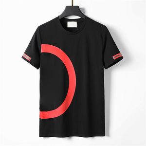 2023夏の新しいメンズTシャツアイスシルク短袖印刷レター印刷デザイナー青年トレンド大規模M-XXXLQ8