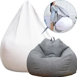 Otautau Mesh Water-Drop Big XXL Bean Bag Cover Cover без наполнителя Beanbag Pouf Wash Bag DD001