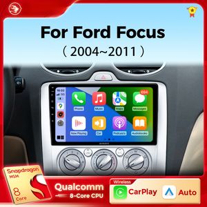 Ford Focus 2 3 MK2 MK3 2004-2011 CarPlay Android Auto Radio 4G Navigation GPS DSP 2 DINのためのカーDVDラジオマルチメディアプレーヤー