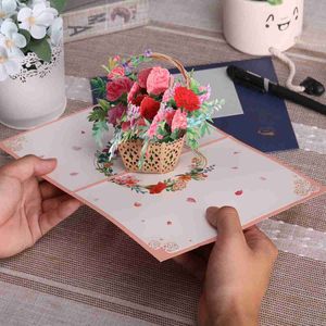Gift Cards Greeting Cards 3D Mothers Day pop-up card Thanksgiving birthday gift 3D Carnival greeting card WX5.22