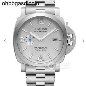 럭셔리 스포츠 시계 Panerai vs Factory Luminor Panera 44mm 13mm 904 스틸 밴드 브랜드 손목 CS9DT0RK