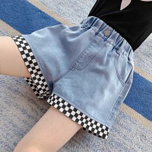 Shorts IENENS Kids Baby Girls Denim Shorts Pants Children Casual Wear Infant Toddler Summer Clothing Fashion Bottoms Jeans 4-13 Years Y240524