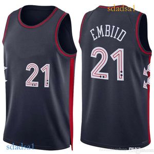 Joel Embiid Basketball Jersey Tyrese Maxey Jerseys Allen 3 Iverson Retro ed Men City Sports T-Shirt Basket Breathable Vest Wear