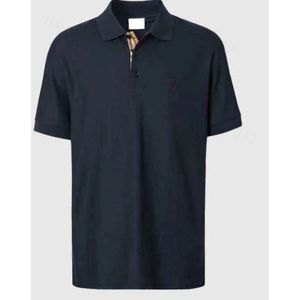 Camisetas masculinas bordando tb sólido tb shirts shirts clássico estação cor de cor da letra de pólo casual de verão