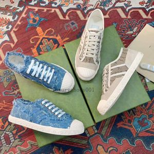 Tennis 1977 Sneaker designer di scarpe casual scarpe scarpe scarpe Ace gomma suola ricamata beige lavata jacquard denim classico classico top-qualità 5.23 01