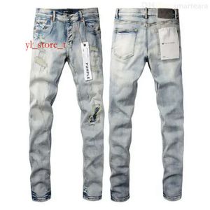 Lila märke jeans för män kvinnor byxor lila jeans sommarhål i hög kvalitet broderi lila jean mens designer retro jeans 70d5