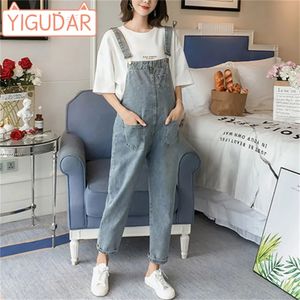 Pregnancy Clothing Loose Maternity Strap Pant Pregnant Rompers Trousers for Pregnant Women Jeans Overalls Jumpsuit Clothes 240524