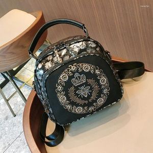 SOLDI PERCHIE 2024 Stuffa da donna con stampa animale Ita Diamond Hanta per la moda Crossbody Fashin Sac un principale