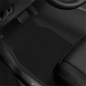 Högtalare Grillduk Polyester Fiber Car Subwoofer Box Sound-Absorbing Board Clothes Anti-seismiskt filt Felt grå/svart 1m x 1 m