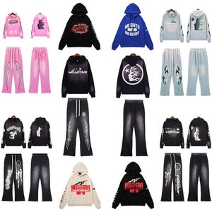 Hellstart Bluzy Projektant męski bluzy Bluzy Pullover Hell Hooded Print Hip Hop Fashion Star Bluza z kapturem długi rękaw Swetpant koszulki TOP qaultiy rozmiar s-xl