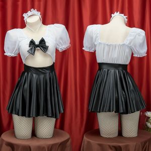 Sukienki swobodne księżniczka Lolita sukienka Maid Women Student School Mundurs Costume