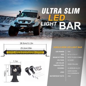 NLPEARL LED Bar Offroad Car Truck SUV ATV 4x4 4WD Pickup Curved LED Light Bar Work Light Car Barra LED -strålkastare 12V 24V 24V