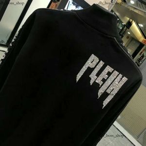 Philipe Plein hoodie Pullover Personality Luxury Brand Warm Skull Thick Rhinestone Sweatshirt Men's Hip-Hop Loose Plein Characteristic pleinxplein 290