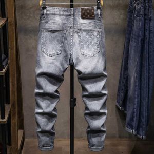 Herren Jeans Designer Sommer 2021 Dünne Trendy Jeans Herren Mode Lose Little Harlan Casual Small Foot 4fmf