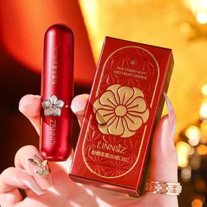 LINNSZ Linzhuang Pink Sakura Soft Mist Velvet Lipstick Elegant Matte Mist Face Affordable Lip Makeup for Women