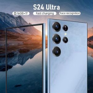 S24 Ultra S23 smartfon S24 Ultra Android Octa Core 6,8 cala 256 GB 512GB 1TB Punch-Hole Pełny dotyk Ekran twarzy Odblokowany 13MP kamera GPS HD Wyświetlacz angielski telefon