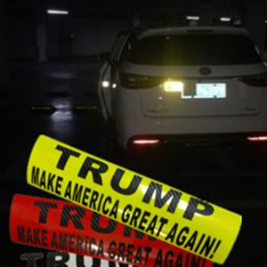 Trump 2024 Bilklistermärke Banner Flags U.S. President Val Bumper Car Sticker Reflective Sticker Make America Great Again Sticker