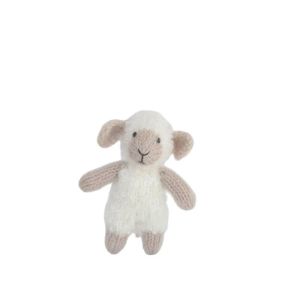 Recém -nascidos Crochet Sheep Toy Photography Props Amigurumi Lamb Knit Moahir Animal Stuffer Studio Acessot
