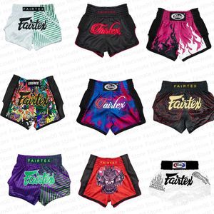 Shorts 2024 Thai Boxing Shorts Fairtexxxxxx MMA Children and Adults Boxing Fitness Leisure Sports New Fighting Shorts Y240524