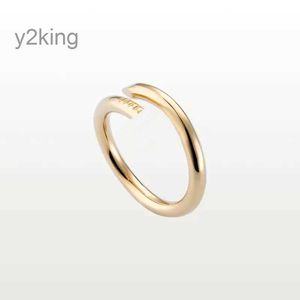 Designer Nagelring Luxusschmuck Midi Love Nur Ringe für Frauen Titanium Stahllegierung Goldplated Process Fashion Accessoires Nie verblassen