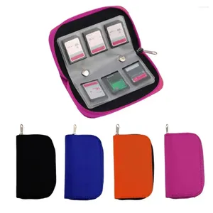 Storage Bags 22 Slots Micro SD Memory Card Zipper Pouch Case Protector Holder Wallet