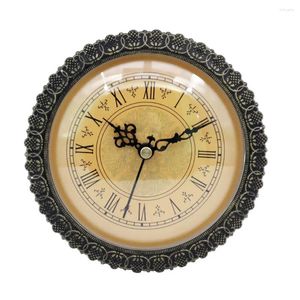 Clocks Accessories Movement Quartz Clock Insert Metal Parts Plastic Replacement Roman Numeral 150mm Classical Decor For Repairing