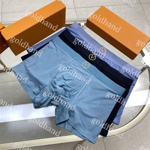 Designer masculino shorts de cueca de cueca de roupas íntimas sexy masculinas de algodão macio