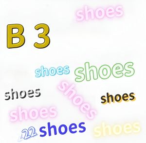 Designer B30 sneakers mode 3m reflekterande nät kalvskinn tredimensionella tryckta avslappnade sneakers män och kvinnors nylon B22 casual skor