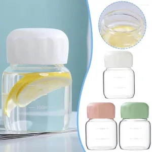 Water Bottles Cute Soy Milk Coffee Mug Portable Leak-proof Mini Cup Small Borosilicate Glass Breakfast Women