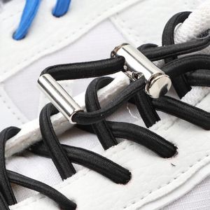 Parti di scarpe Lagola elastica con serratura in metallo a molla per scarpe da ginnastica senza craspini rapidi messi e togli gli accessori rotondi