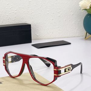 CAZA 163 Toppkvalitetsdesigner Optiska glasögon Fram mode retro lyxmärke glasögon