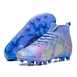 Men's Long Nail Ag Football Boots Children Futebol Profissional Cleats Juventude Crianças Indoadas Treinamento ao Outdoor Sapatos