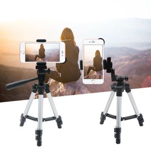 65CM Professional Tripod Foldable Camera Holder Stand Screw 360 Degree Fluid Head Tripod Stabilizer Tripod for Phone