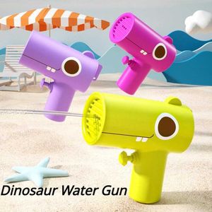 Sabbia gioca d'acqua divertimento pistola per pistola dinosauro per bambini per bambini colorato cartone animato giocattolo esterno in spiaggia estiva piscina mini pistola anti -autunno regalo per bambini portatile wx5.22