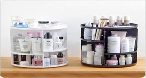 360 Caixa de armazenamento do organizador de maquiagem 360 Escovas de plástico ajustável portador de batom de batom de plástico ajustável Stand14377564