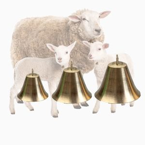 1Pc Thickened Cow Horse Sheep Grazing Copper Bells Large Cattle Sheep Antique Bells Animal Pet Prevent The Loss Zinc Alloy Bells