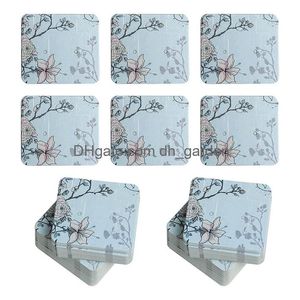 Tags Cartão de preço 1.9x1.7inch Earring de breol Ear Studs exibir jóias de padrões de flor de papel de papel de papel pendurado entrega de gotas de gota otaht