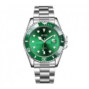 Green Water Ghost Live Calendar Mens Watch Male and Female Student